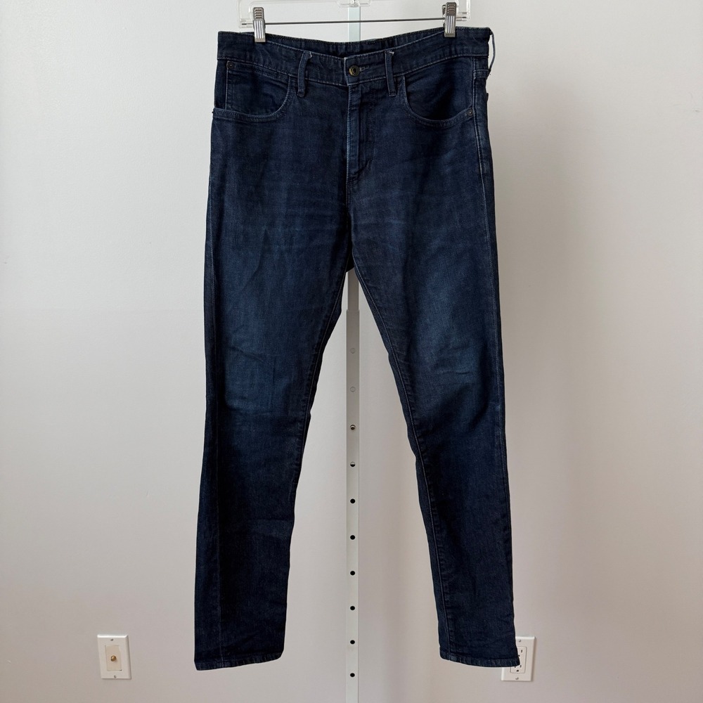 Bonobos sz 33 Mens Slim‎ Stretch Jeans Dark Wash Straight Leg Casual  Preppy